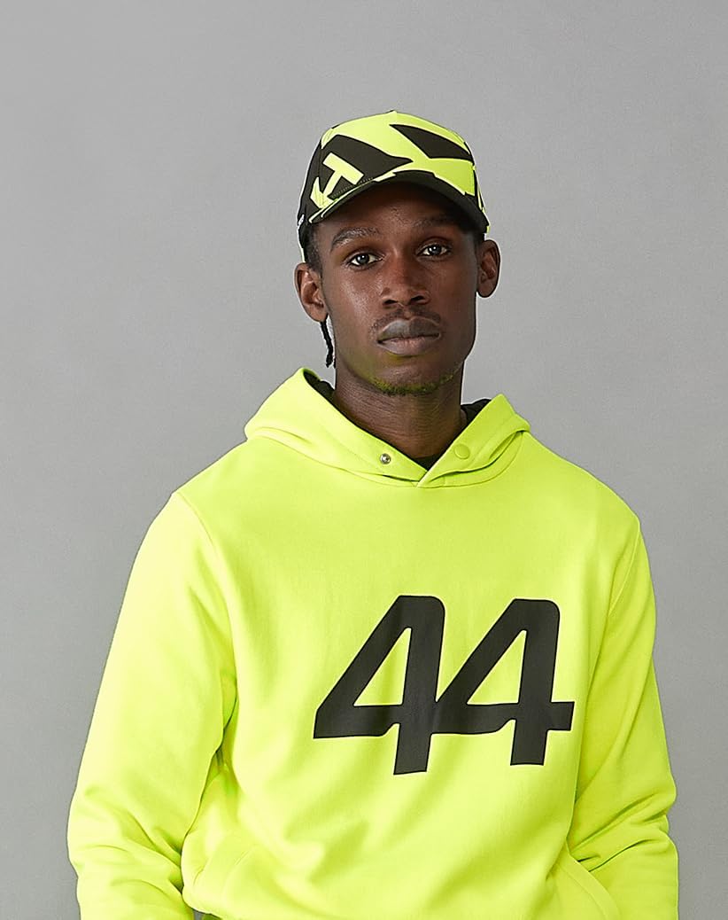 Mercedes AMG Petronas F1 Lewis Hamilton AOP Cap - Black//Yellow - One Size Fits Most