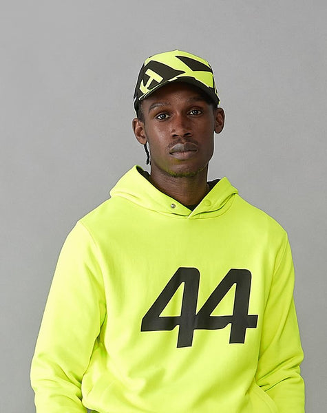 Mercedes AMG Petronas F1 Lewis Hamilton AOP Cap - Black//Yellow - One Size Fits Most