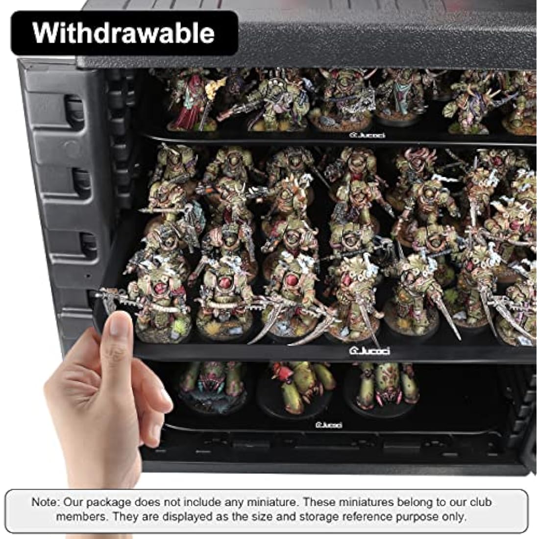 Jucoci Miniatures Storage Case Miniatures Transport Case (Large Size)