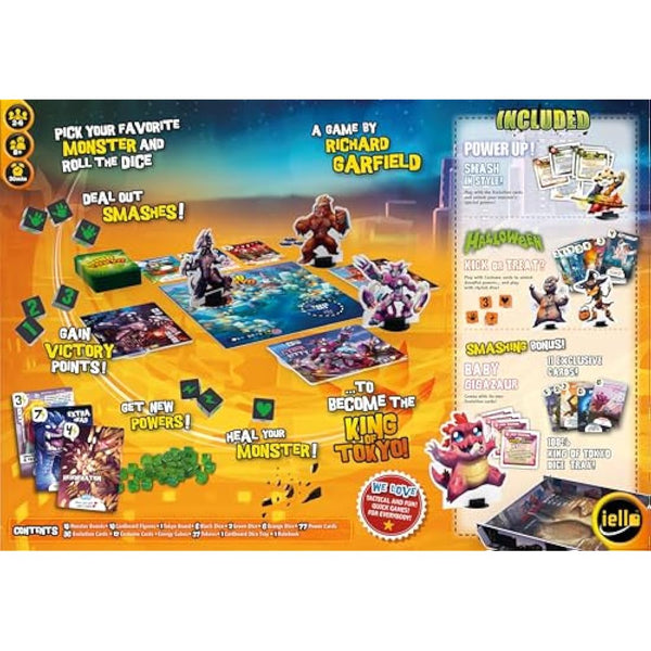 IELLO | King of Tokyo Monster Box | Board Game | Ages 8+ | 2-6 Players | 30 Minutes Playing Time
