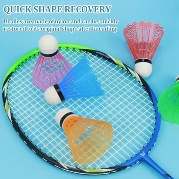 Hysagtek 12 Pcs Badminton ShuttleCocks Shuttles Indoor Outdoor Sport Training Badminton
