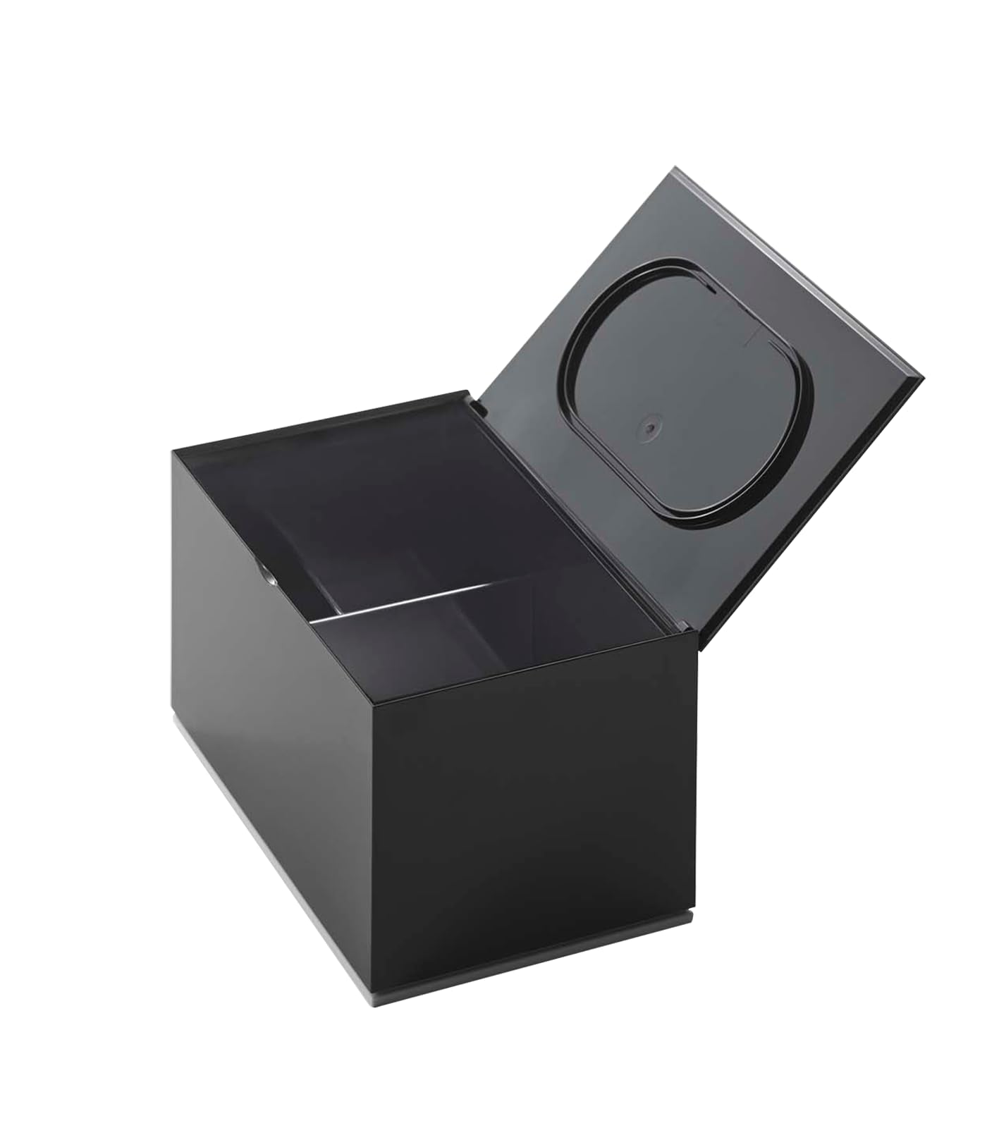 Yamazaki 2428 Veil Bath Organizer, Black, ABS Resin/Elastomer, Minimalist, 16 x 10 x 9 cm