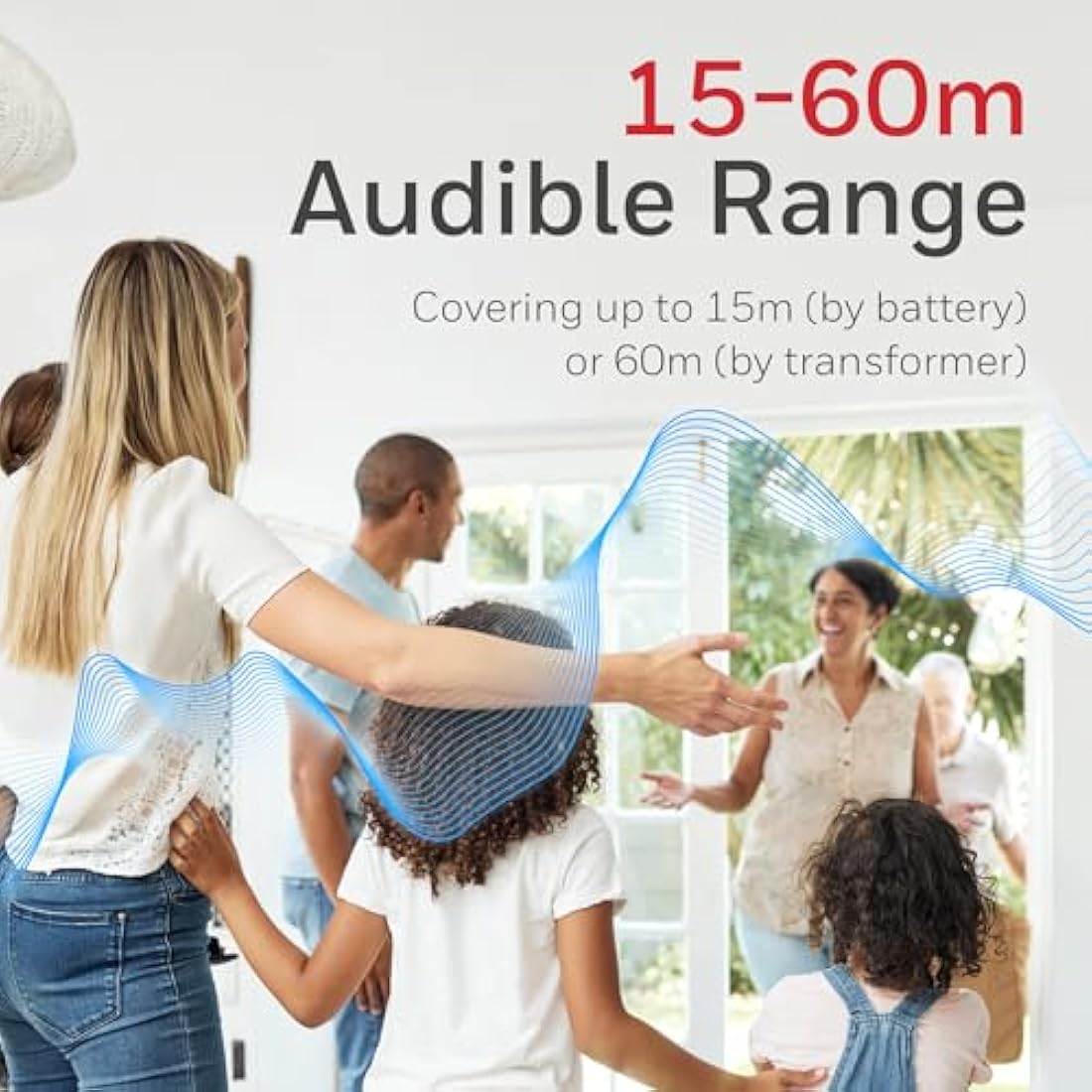 Honeywell Home Ding Dong Classic Wired Doorbell – White, D117