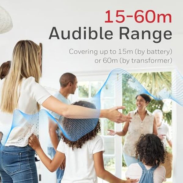 Honeywell Home Ding Dong Classic Wired Doorbell – White, D117