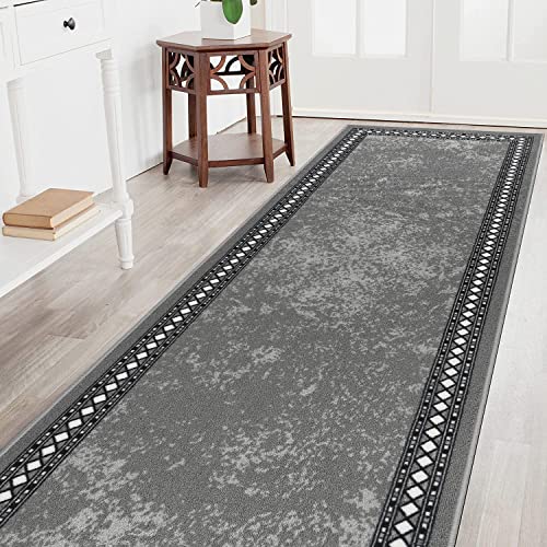 Homcomodar Runner Rug for Entryway 65x240cm Extra Long Hallway Runners Non Slip Washable Floor Carpet Runners for Hallways Bedroom Laundry Room