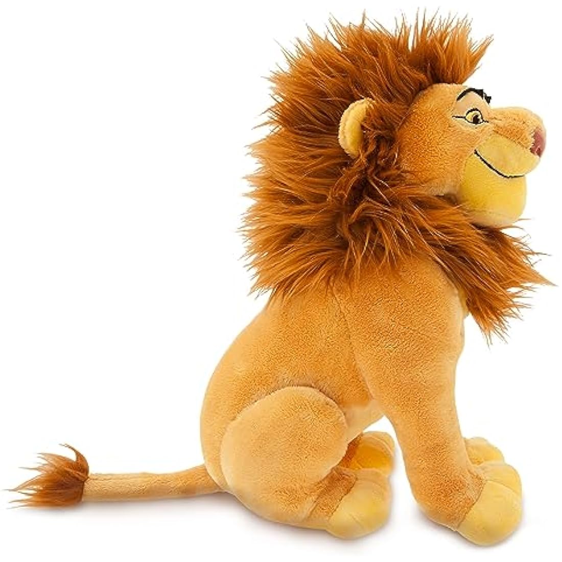 Disney Store Official Mufasa Medium Soft Toy, The Lion King, 38cm/15”, Kids Fluffy Stuffed Animal Collectable Plush Doll, Orange