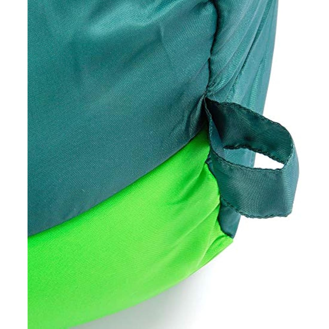 Meteor - YMER Kids Sleeping Bag – Camping Equipement for Girls, Boys & Teens – Compact Travel Gear for Hiking, Sleepover – Winter, Spring, Summer or Fall – for Kids 155 cm Tall - Dark Green/Green