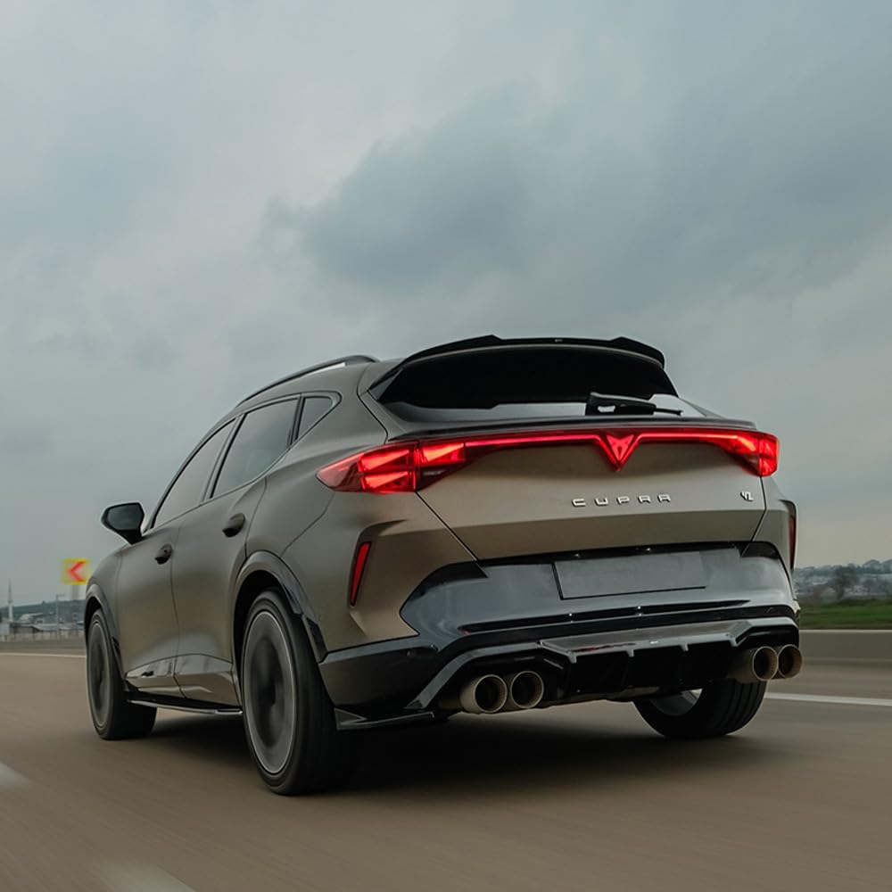 Oneway Rear Side Diffusors compatible with Cupra Formentor 2020-2024 & Facelift 2024- - Version 3 - Gloss black