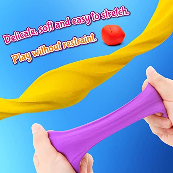 Air Dry Clay 27 Colours, Modelling Clay for Kids, DIY Molding Magic Clay for with Tools, Soft & Ultra Light, Toys Gifts for Age 3 4 5 6 7 8+ Years Old Boys Girls Kids