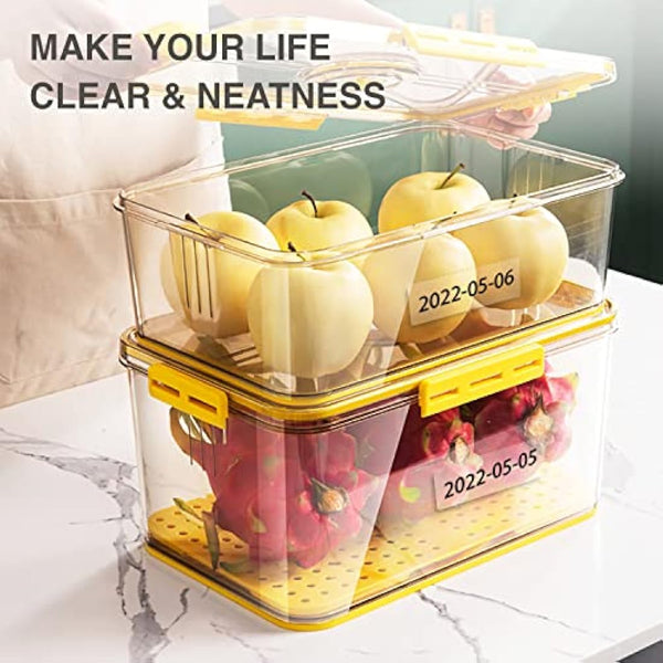 SUPVAN E10 & E11 & E16 Label Maker Tape, Black on Transparent 15mm × 6m Genuine Continuous Laminated Thermal Label Tape Refill, Waterproof Oilproof Child-Safe Durable Auto Detect Labels