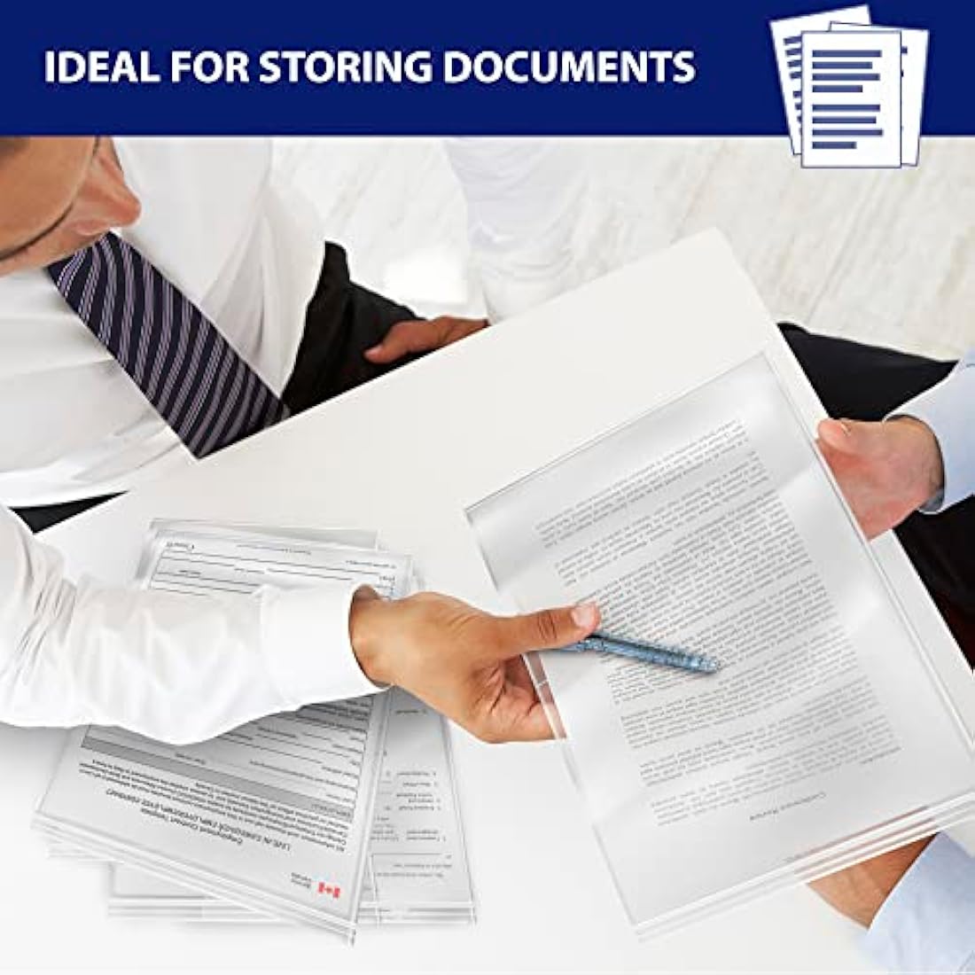 100 Grip Seal Bags 9" x 12.75" (A4) | Reusable Strong Zip Lock | Small Clear Resealable Plastic Bags | Polythene Packaging for Food Storage, Jewellery - by Sabco (9" x 12.75")