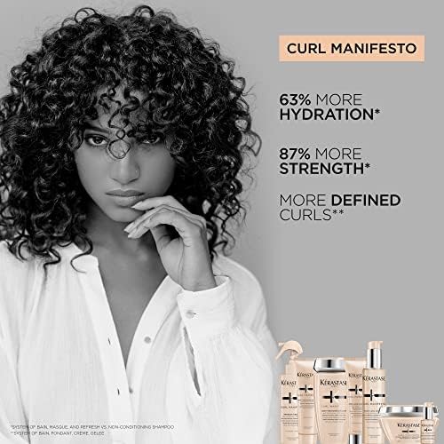 Kérastase Curl Manifesto, Nourishing Oil Styling and Finishing Treatment, For Curly Hair, With Manuka Honey and Ceramide, Huile Sublime Repair, 50 ml