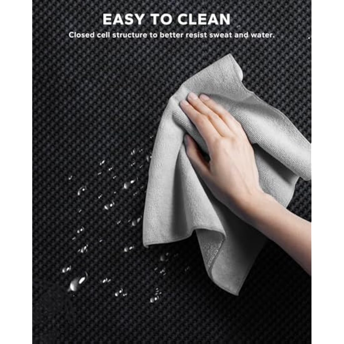 HAPBEAR Large Exercise Mat, 183×122cm/ 213×152cm×8mm, Non-Slip, Ultra Durable, Large Yoga Mat for Home Gym, Fitness, Yoga, Pilates, Stretching, Push-ups, Gymnastics