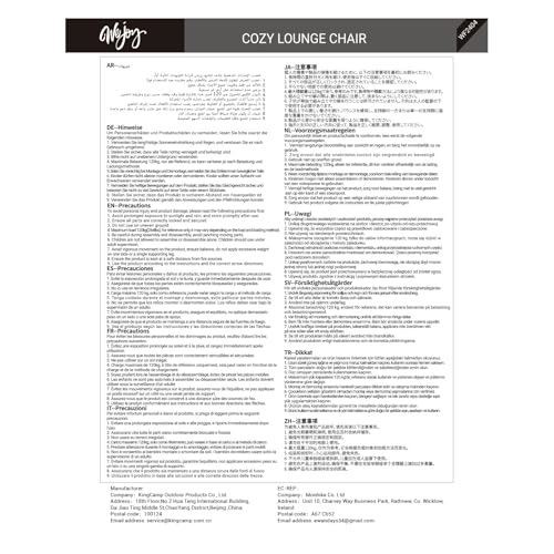 #WEJOY Camping Chairs Folding Recliner Chair Adjustable with Detachable Footrest Headrest Cup Holder Lightweight Portable Reclining Camp Chair Fold Up Chair for Outdoor Beach Garden, Cyan Set of 2