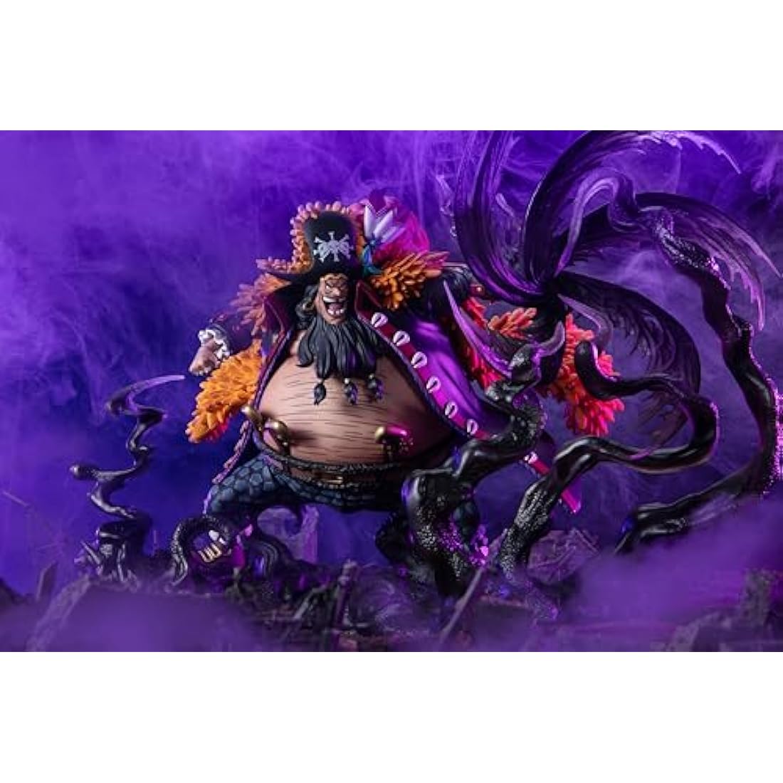 Figuarts Zero One Piece Marshall D. Teach - Dark Water - Approx. 9.4 inches (240 mm), PVC & ABS, Pre-painted Complete Figure