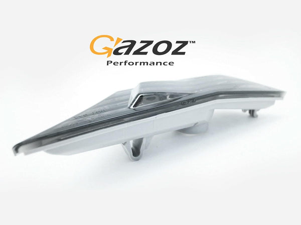 GAZOZ PERFORMANCE Smoke Front Bumper Reflector Side Marker Light Lamps compatible with 16-19 Civic X