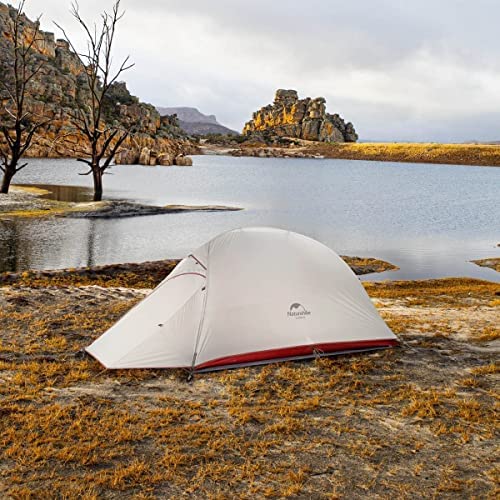 Naturehike Cloud up 1 Person Backpacking Tent Lightweight Camping Hiking Dome Tent for 1 Man