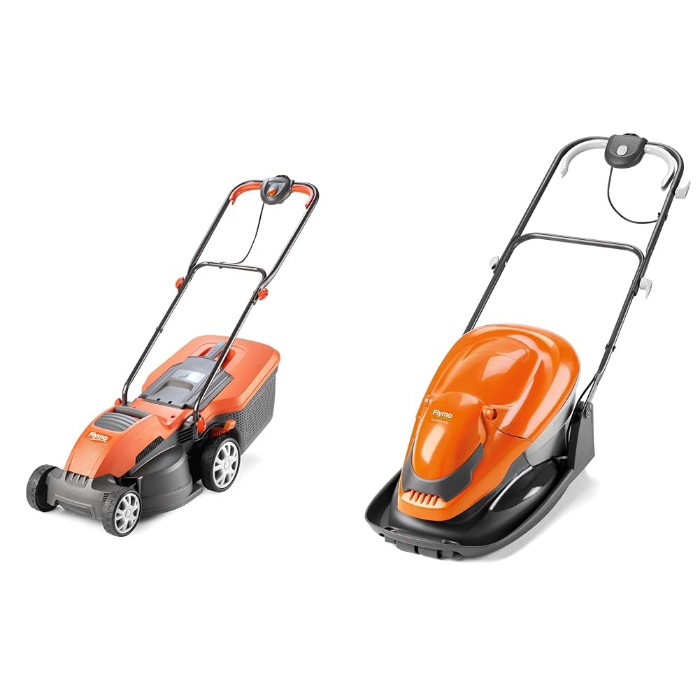 Flymo Speedi-Mo 360VC Electric Rotary Lawn Mower, 1500W, 36cm Cutting Width, 40 L Grass Box, 967663301