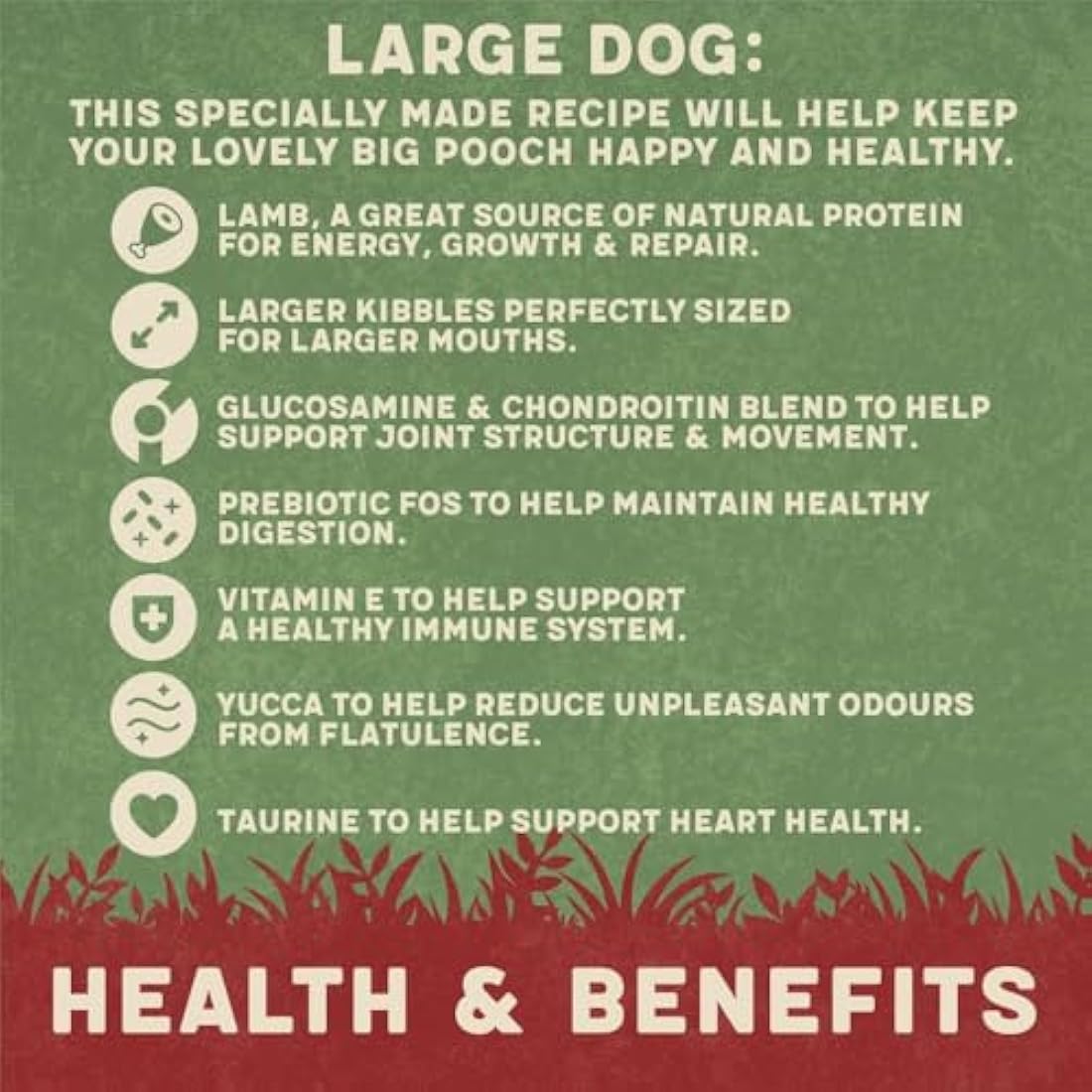 Harringtons Complete Large Breed Dry Adult Dog Food Lamb & Rice 14kg - Made with All Natural Ingredients
