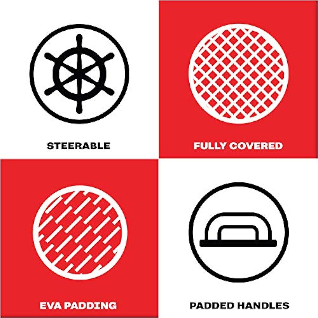 Airhead Rip and Slash | Lenkbarer Abschleppschlauch für Bootfahren mit 1 oder 2 Fahreroptionen