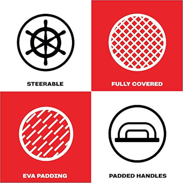 Airhead Rip and Slash | Lenkbarer Abschleppschlauch für Bootfahren mit 1 oder 2 Fahreroptionen