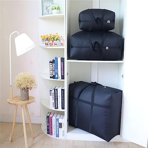 125L Extra Large Moving Boxes Strong, Large Storage Bags for Clothes,Heavy Duty Packing Boxes for Moving House Blankets