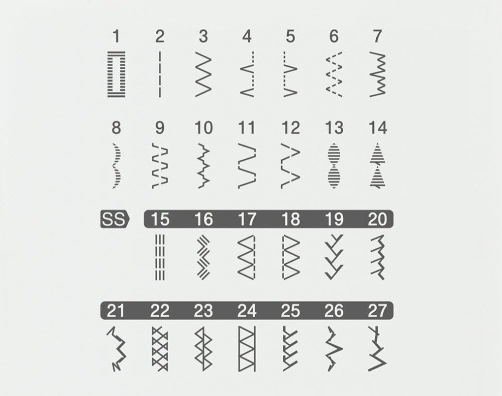 Brother HF27 Strong & Tough, Heavy Duty Electronic Sewing Machine,48 x 25.80 x 37.50 cm, Multicolor