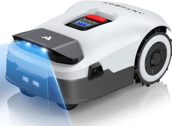 ANTHBOT Genie600 Robot Lawn Mower, Perimeter Wire Free, Full Band RTK+4-Eye Vision Robot Lawnmower, Recommended for 600 m², Max 800 m², Automatic Mapping, Accurate Obstacle Avoidance, APP Control