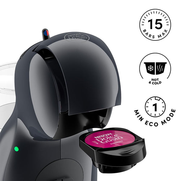 NESCAFÉ DOLCE GUSTO De'Longhi Piccolo XS Pod Capsule Coffee Machine, Espresso, Cappuccino and more, EDG210.WB, 0.8 litres, White and Black