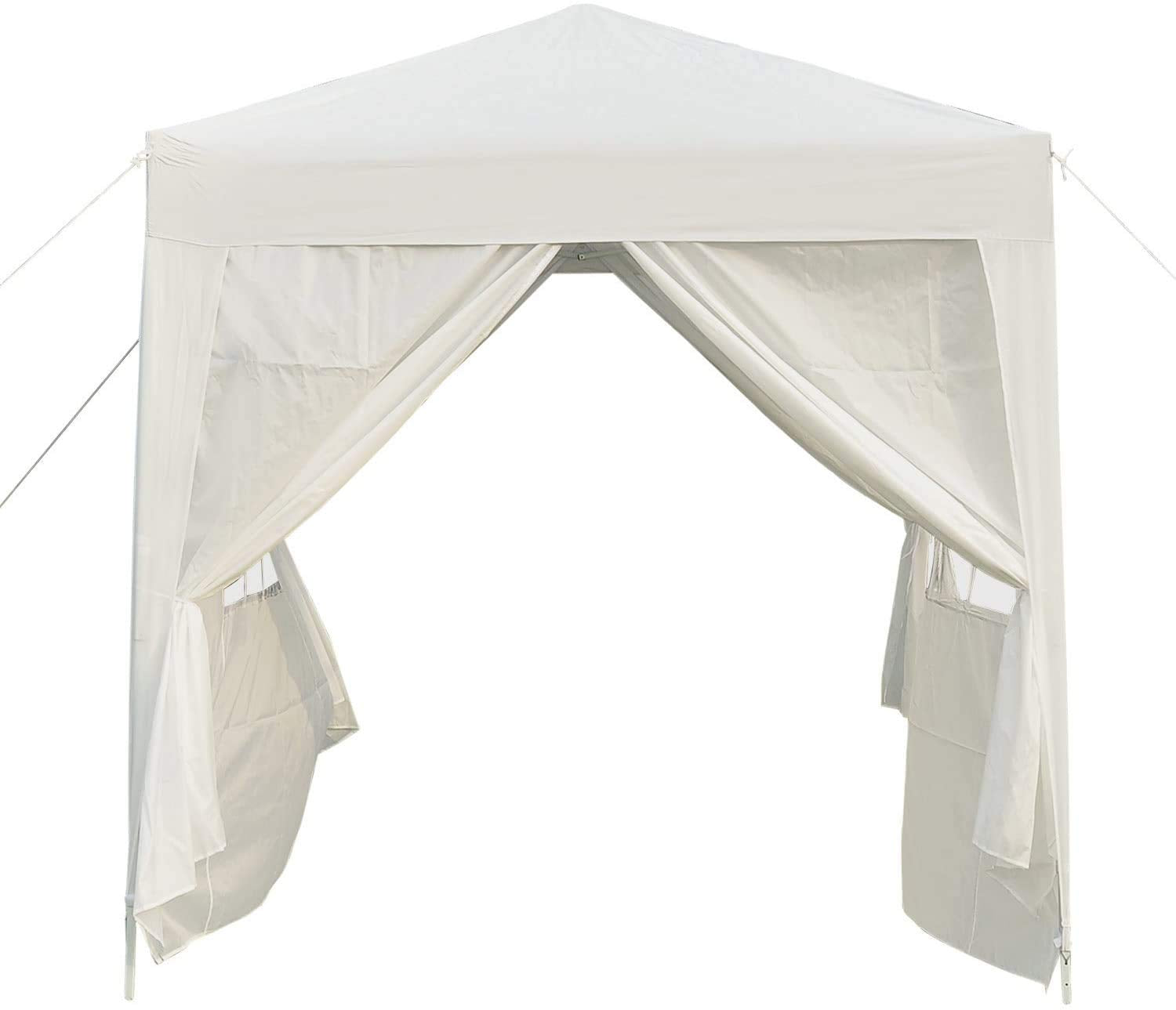 Outsunny 3 x 3(m) Pop Up Gazebo, Water and UV Resistant Party Tent Camping Canopy Marquee with Carry Bag, Blue