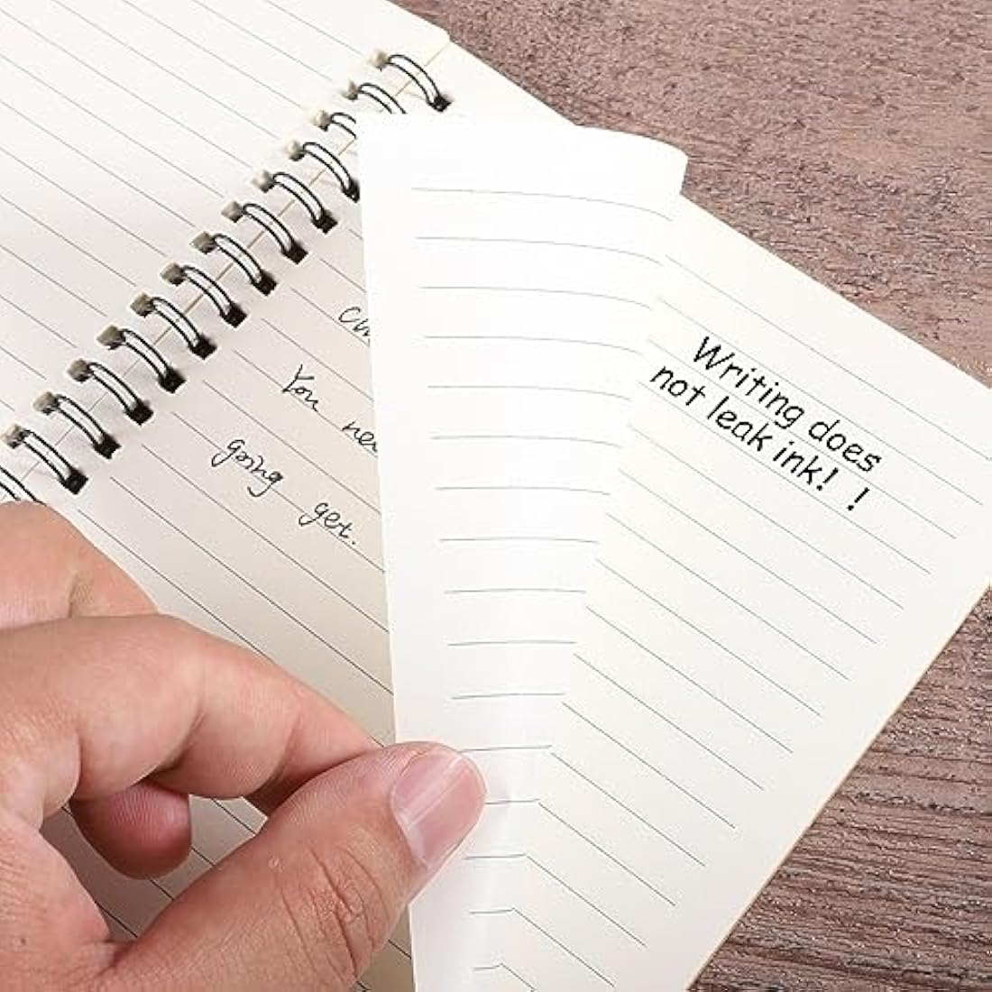 5 Packs Spiral Notebook A5, 120 Pages 60 Sheets Kraft Cover Wirebound Notebooks Bulk Journals, 8.3 * 5.5 inch Lined Notebook for Business Office School Travel