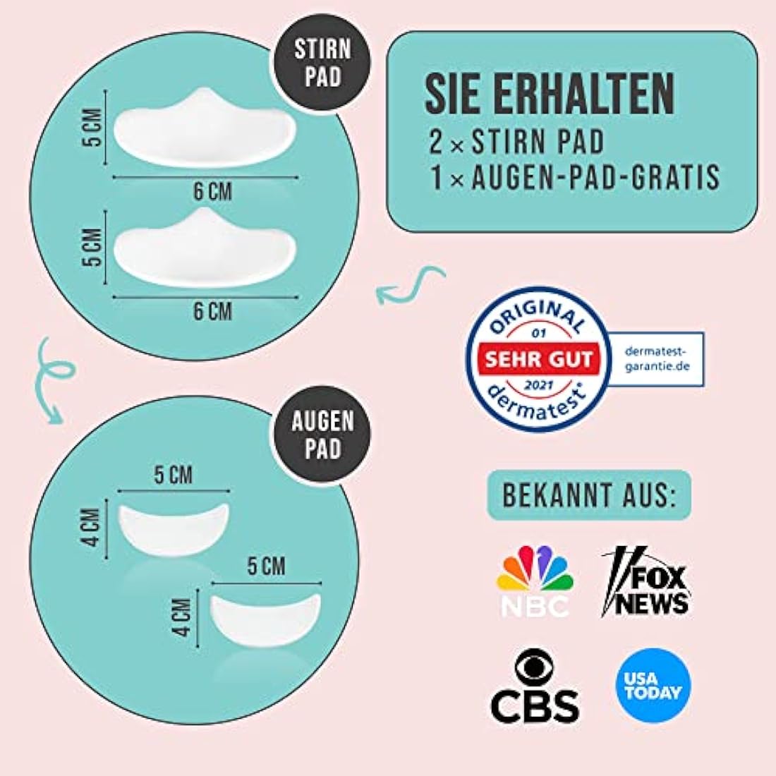 2-in-1 Sandy Skin® | 2x Forehead Pad & 1x Eye Pads | Forehead Pad | Eye Pads Wrinkle Reduction | Wrinkle Wrinkle | Forehead Wrinkle Pads | Forehead Wrinkle Reduction | Forehead Pads Against Wrinkles