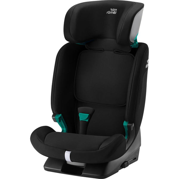 BRITAX RÖMER Car Seat EVOLVAFIX, with ISOFIX, Child from 76 to 150 cm (i-Size), from 15 Months to 12 Years, Space Black