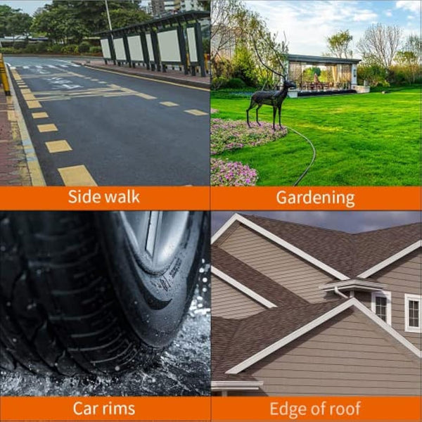 Fai Top 15M High Pressure Hose with Quick Connector Compatible for Bosch AQT High Pressure Washers (15M, Black)