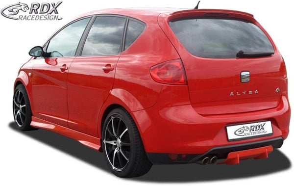 RDX Racedesign Rear bumper skirt 'Diffusor U-Diff' compatible with Seat Altea (5P) incl. FR & XL 2004- (PU)