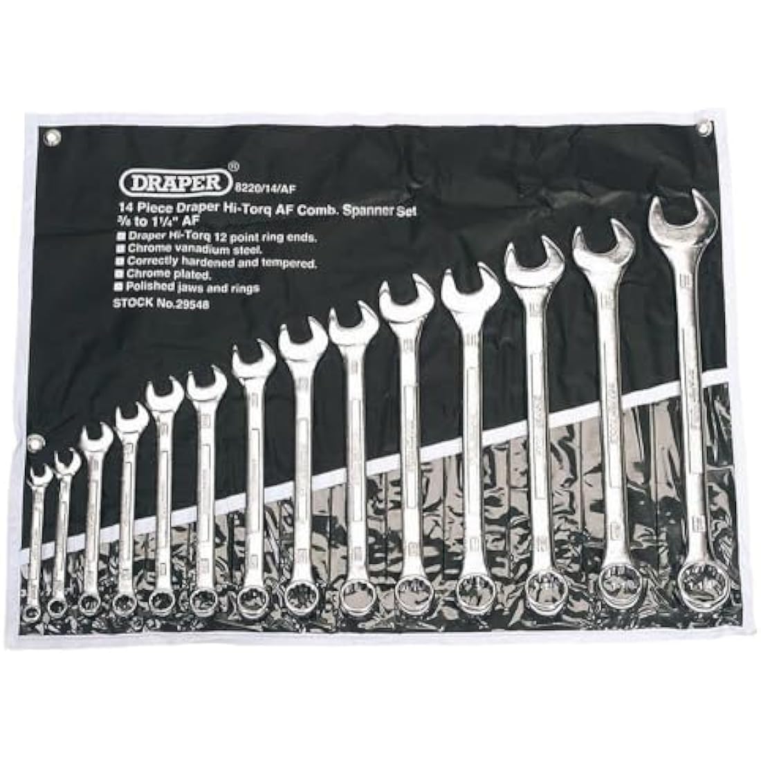 Draper 29548 14 Piece Hi-Torq AF Comb. Wrench Set