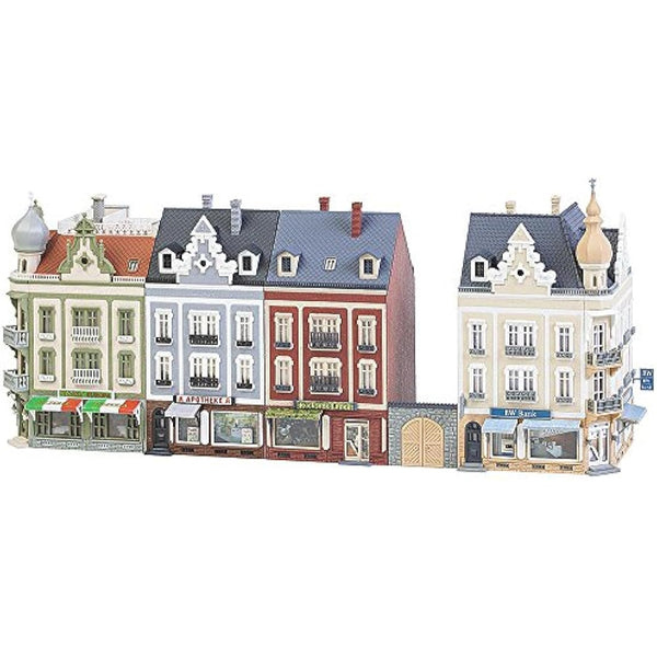 FALLER Town House Line Beethovenstraße Model Kit with 1084 Items 298 x 75 x 123 mm I Model Railway Accessories N I Model Railway N City