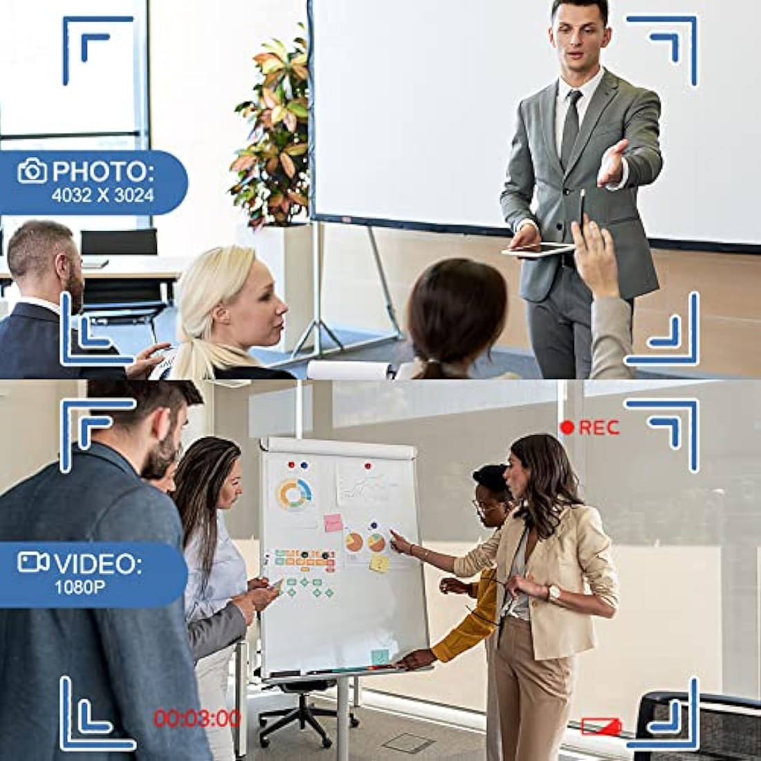 FINSUI Spy Cameras Pen 1080P Hidden Cameras Mini Portable Pocket Cam Covert Camera with 32GB SD Card Secret Camera with Video Recording Photo Taking for Home Business Conference