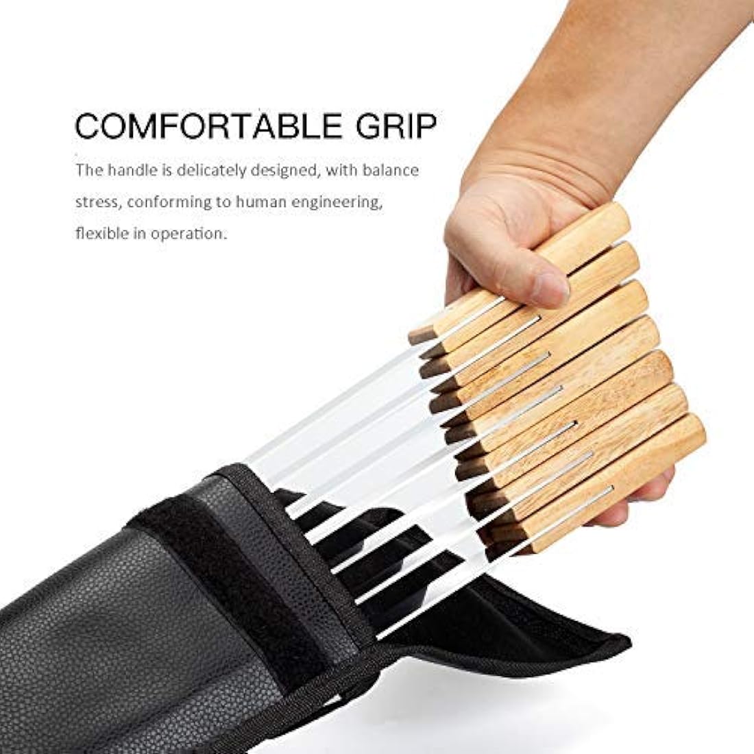 Goutime 23-Inch Long,1 inch Wide BBQ Skewers Large Stainless Steel Kebab Skewers,skewers Stainless Steel,Metal Skewers for Koobideh/Persian/Armenian Style BBQ,Turkish Kebab skewersSet of 7