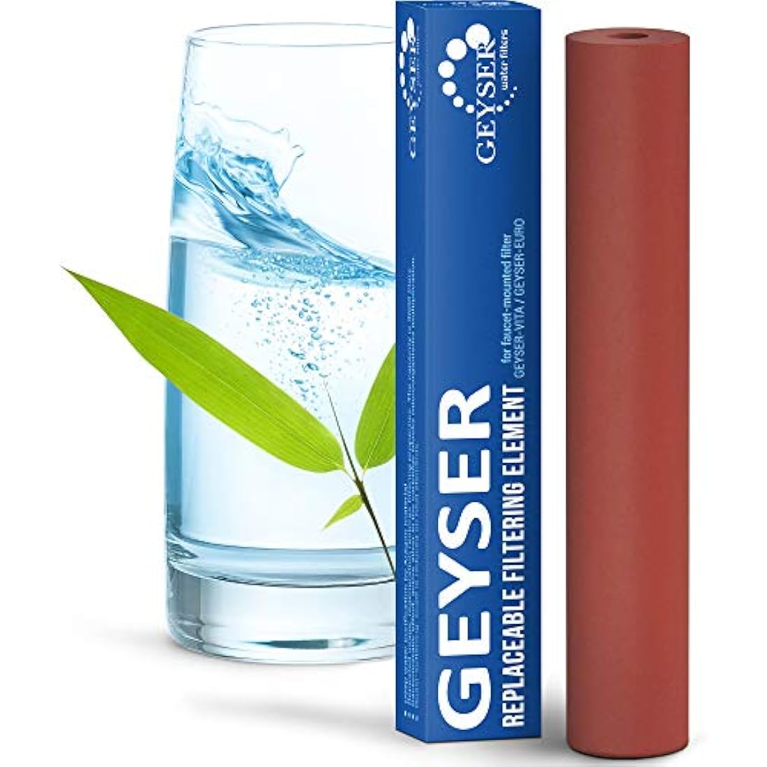 Aragon Cartridge for Geyser Euro Tap Filter, Geyser Euro Filter Replacement (Pack of 1 (3000L))