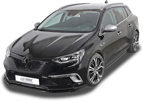RDX Racedesign Front spoiler Vario-X compatible with Renault Megane IV 5-doors/Grandtour GT & GT-Line 2016- (PU)