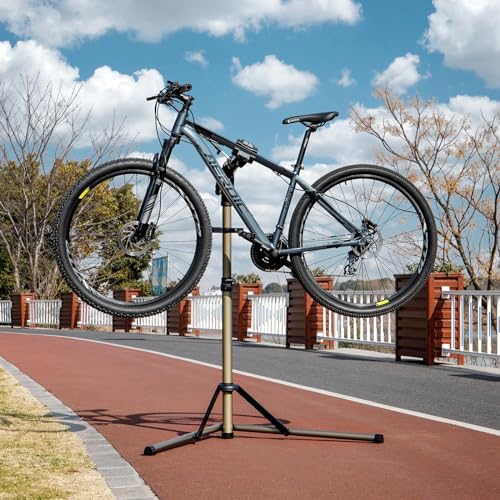 CXWXC Bicycle Mounting Stand, E-bike Repair Stand for Maintenance of Workplaces, Bicycle Mounting Stand up to 36 kg, Height Adjustable, Foldable and