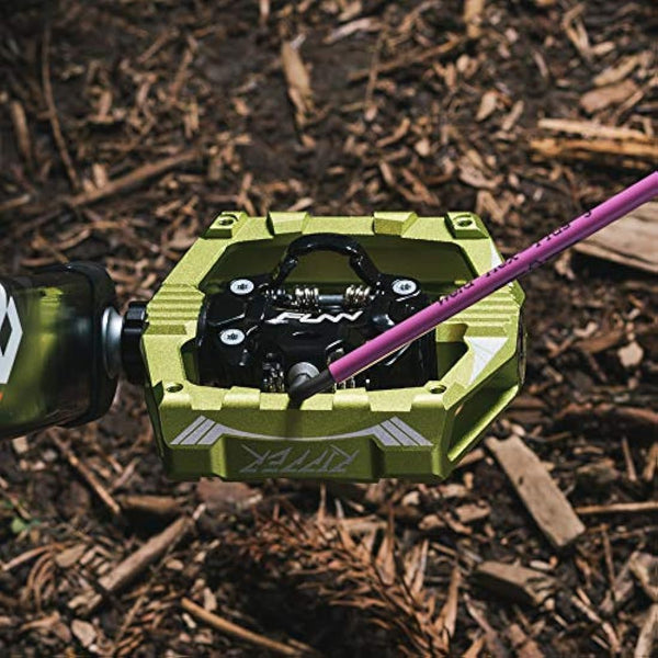 Funn Ripper Mountain Bike Clipless Pedals, Rocker Clip/Spring-Loaded Clip-in Mechanism, Compatible with SPD Cleats, 9/16" CrMo Axle Bicycle Pedals for MTB/Gravel Cycling