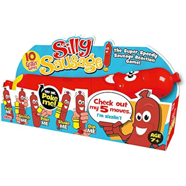 Ideal | Silly Sausage: The super speedy sausage reaction game | Family Games | For 1+ Players | Ages 7+