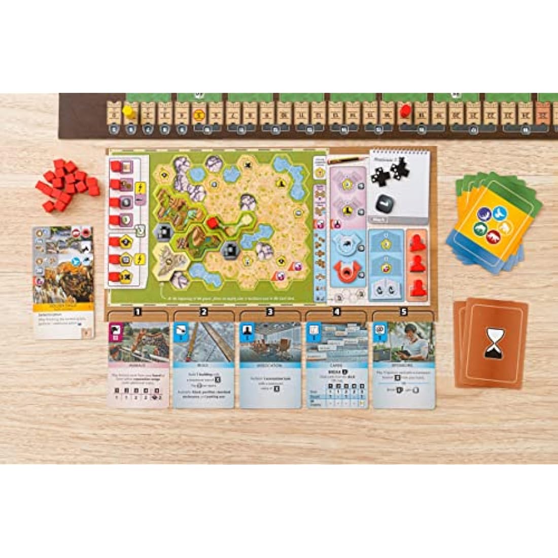 Feuerland Spiele | Ark Nova | Board Game | Ages 14+ | 1-4 Players | 90-150 Minutes Playing Time