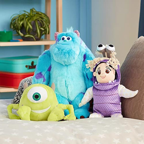 Disney Store Official Sulley Medium Soft Plush Toy, Monsters Inc, 38cm/14”, Cuddly Character Made with Soft-Touch Fabric and 3D Features, Suitable for All Ages