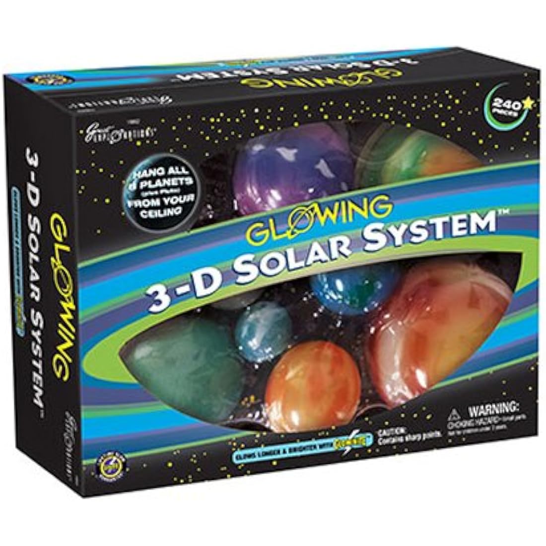 3-D Solar System (Package may vary), Black