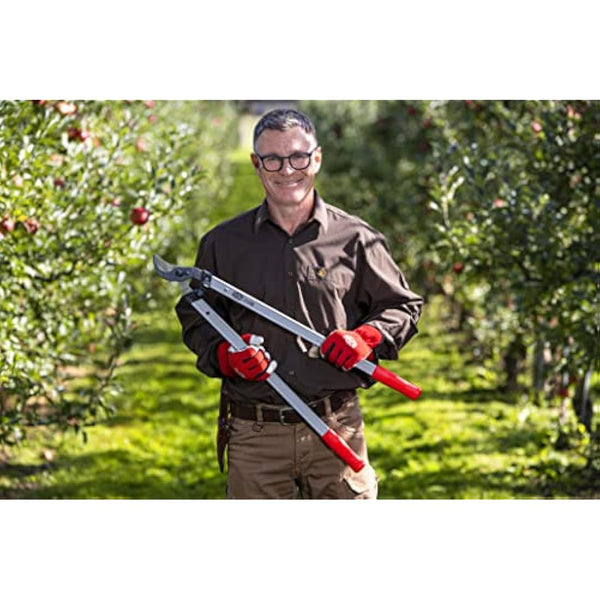 Felco Model 221-70 Long reach Loppers Straight Cutting Head 45mm Cut Lightweight 70cm Handles Shock Absorbers Tree Surgeon Professional Gardener Forestry Precision Manufacturing Process Swiss Made