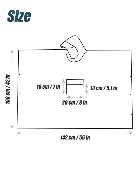 Victoper Waterproof Poncho Adult, Reusable Rain Poncho Adult Waterproof Poncho Waterproof Adult Lightweight Waterproof Raincoat for Outdoor Hiking Camping Cycling Traveling