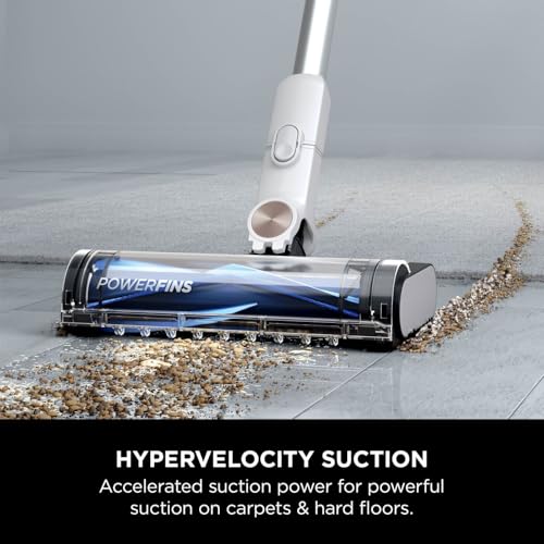 Shark PowerDetect Cordless Vacuum Cleaner, DuoClean Detect, Reverse Clean, Anti Hair Wrap Plus, Lightweight, 70 Min Runtime, Pet, Crevice & Multi-Surface Tools, Flexible, Handheld Mode, Grey IP1251UKT